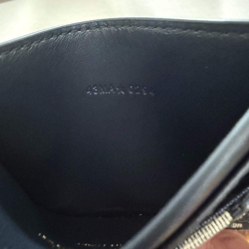 Dior Navy and Gold Card Holder - Picture 9 of 10